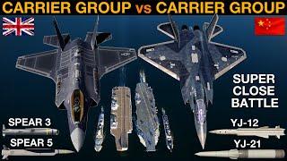 2027 UK Carrier Group vs 2027 Chinese Carrier Group (Naval Battle 133) | DCS