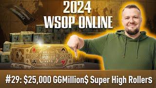 #29:GTD $5,635,000 |GGMillions Super High Rollers NLH $25,000| Кто же заберет браслет и более $1M ?!