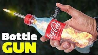 How to Make a Powerful Bottle Gun - DIY Recycled Shooting Toy