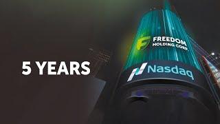 Freedom Holding Corp.(FRHC) акциялары NASDAQ биржасында 5 жыл бойы сауда жасайды!