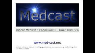 Medcast Innere Medizin : Endokarditis mit Duke Kriterien