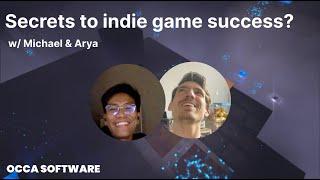 Navigating indie game dev, tips for success and AI vs Artisan | OccaSoftware Interviews 1