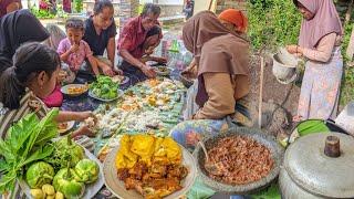 Habis Hujan Deras Rumah YouTube Bocor, Teteh Ngaduk, Lanjut Botram Liwetan Mantapp..