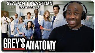 *GREY'S ANATOMY* SEASON 1 REACTION! FIRST TIME WATCHING!