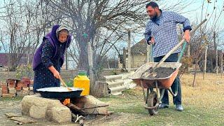 Cooking Far from Civilization: Traditional Pilaf Recipe In The Mountain Caucasian Village