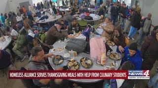 Homeless Alliance serves Thanksgiving meals with help from culinary students