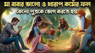 মা বাবার ভালো ও খারাপ কর্মের ফল সন্তানকে ভোগ করতে হয় | bengali moral story | a educational story |