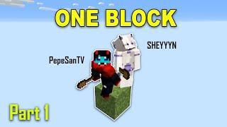 HALA NAHULOG ft. SheyyynPlayz (ONEBLOCK) || MINECRAFT