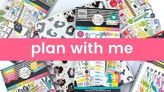 Plan with me in The Happy Planner with COLOR ME HAPPY stickers