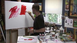 3 Minutes On Soft Body Acrylic Color | Acrylic Art | Liquitex