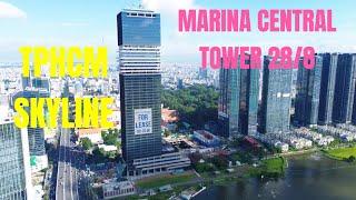 TOÀ MARINA CENTRAL TOWER NGÀY 28/8 THẬT ĐẸP, CAO THỨ 3 TẠI TPHCM