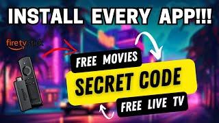 SECRET Firestick Install Code for a FULLY LOADED Firestick - Download every App