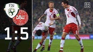 Danish Dynamite ballert sich zur WM: Irland - Dänemark 1:5 Highlights | WM-Quali | DAZN