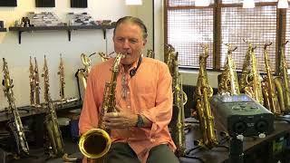 Jerry Bergonzi talks KB Sax necks