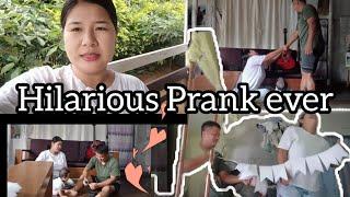 Pranking my husband || Microphone eichoh peh o || Na due ditai eiti tai  #familyvlog