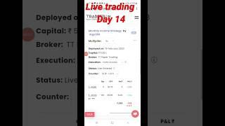 live trading ️️ #tradetron #optionstrading