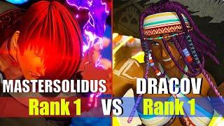 KOF15  mastersolidus (Iori) vs dracov (Darli)  King of Fighters 15 High Level Matches Rank 1 Plays