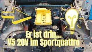 V5 20V er hängt im Sportquattro Donnerstagstechnik VR im Typ85