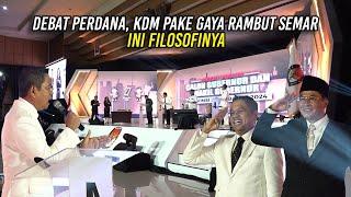 KDM IKUTI DEBAT PERDANA PEKE GAYA RAMBUT SEMAR | INI FILOSOFINYA