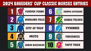 2024 Breeders' Cup Classic Horses Top Entries