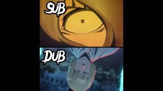 Shinji’s Bankai Dub vs Sub Bleach TYBW