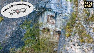 Palfries mountain cable car & secret WW2 fortress Mels - experience history | WW2 Switzerland