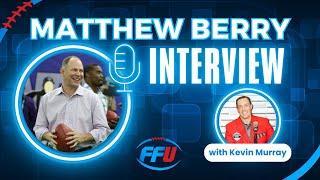 Matthew Berry - Exclusive Interview on the Fantasy Football Unlimited Podcast