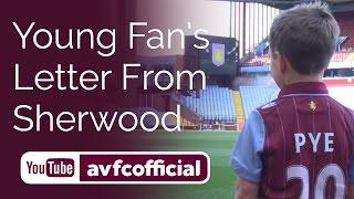 Six-year-old managerial hopeful visits Villa Park