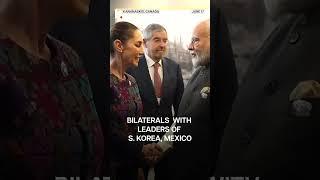 PM Modi Meets World Leaders On  Sidelines Of G7 Summit In Canada | N18G
