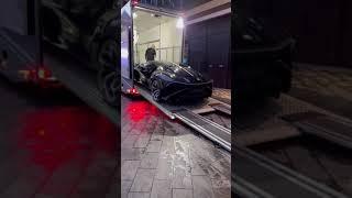 $18.9 Million Dollar Bugatti La Voiture Noire being delivered!  #shorts