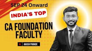 India's Best CA Foundation Faculty  | #caaspirants #castudent #bestfaculty #study