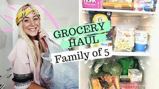 Grocery Haul - Family Meals | Our Weekly Shop - SJ STRUM