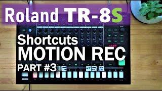 Roland TR-8S Guide / Shortcuts Motion Record -part 3