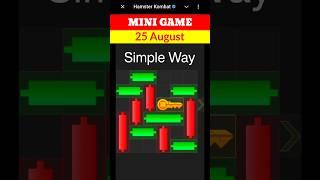 Hamster Kombat Mini Game Today 25 August Unlock Key | 25 August Mini Game Hamster Kombat | #minigame