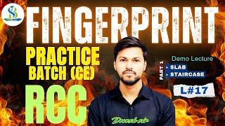 L 17 -  Slab & staircase - Part 1 | RCC | Fingerprint batch #civilengineering #studyfibharat