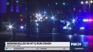 Pedestrian killed in hit-and-run crash on near east side of Indianapolis