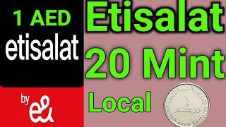 How to Get Etisalat daily local call package