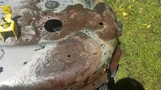 How to remove rust - The Easy way! Mower deck refurb