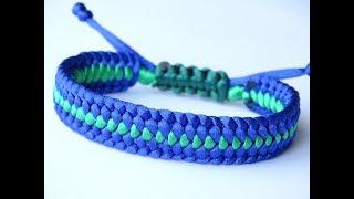 DIY Macrame Style Bracelet-Mated Half Hitch/Square Cobra Knot Sliding System/Snake Pull Knot -CBYS