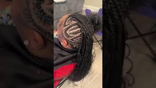 Freestyle Mohawk braidsssss #braids #braidstyles #mohawk #freestyle #trendyhairstyles