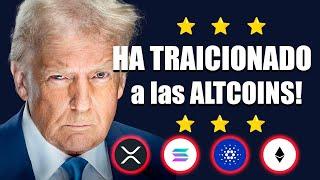 TRUMP HA TRAICIONADO A LAS ALTCOINS!