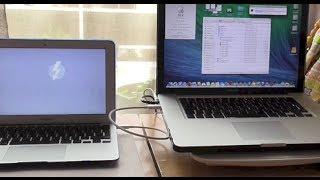 How to use 'Target Disk Mode' with Thunderbolt cable on OS X