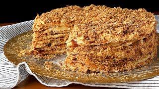 NAPOLEÓN - Tarta milhojas rusa. Receta de una cafetería 