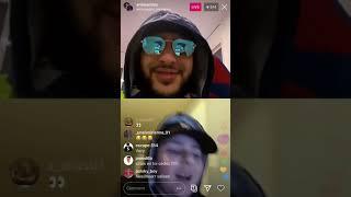 ENIMA FREESTYLE AVEC UN JEUNE FAN SUR IG LIVE (wholesome) (Son IG: c.free_officiel)