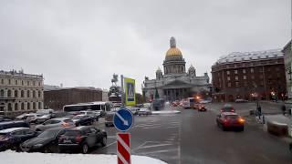 Close View Bronze Horseman & Saint Issac's Cathedral | City Tour of Saint Petersburg(Russia)