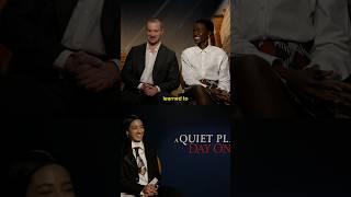 Joseph Quinn being a yapper. Same. #aquietplace #josephquinn #lupitanyongo