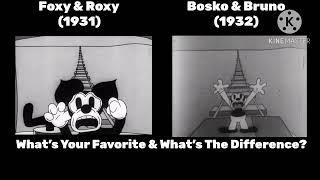 Smile, Darn Ya, Smile! (1931) & Bosko & Bruno (1932) Comparison. What’s Are The Differences?