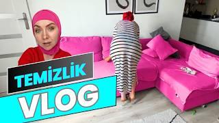 SALON TEMİZLİĞİ - Bayram Sonrası Sildim Süpürdüm! ‍️ #Vlog