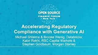 Accelerating Regulatory Compliance with Generative AI