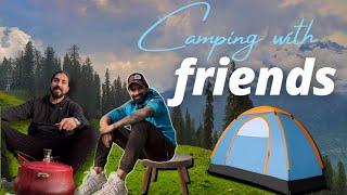 Pahadon Mein Doston Ke Saath CAMPING & BONFIRE: Ek Yaadgaar Sham